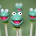 kermit cake pops