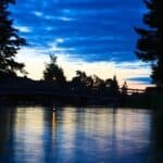 summer-sunset-lake-tapps-seattle