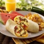 Breakfast Beef Burrito