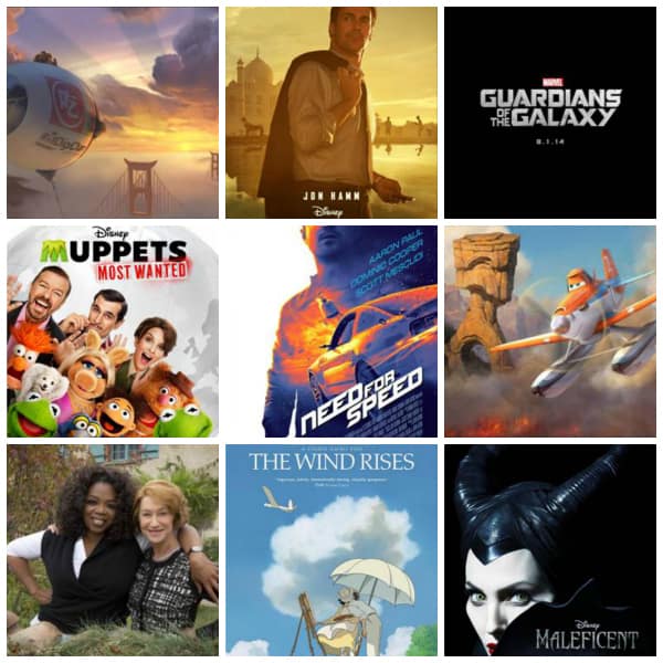 2014 Disney Movie Slate: Muppets, Marvel, Maleficent and More – Surf