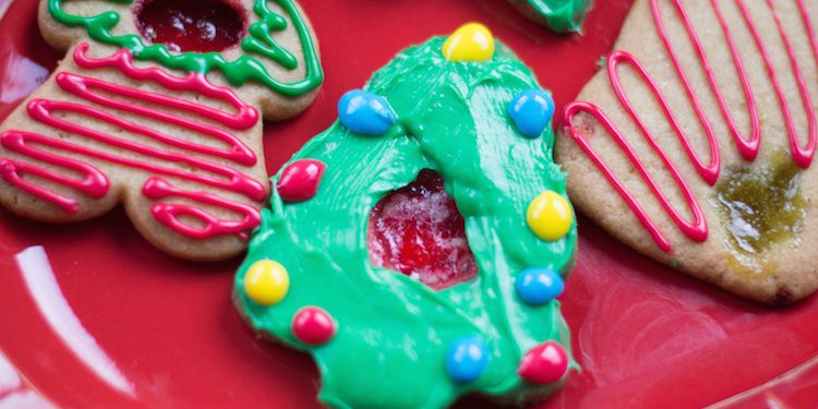 Candy Filled Frosted Sugar Cookies