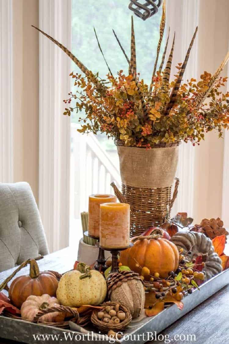 9 Totally Doable DIY Thanksgiving Centerpiece Ideas DIY Thanksgiving centerpiece ideas