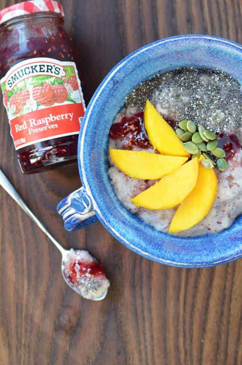Flax Seed Breakfast Recipe Raspberry Morning Bowl