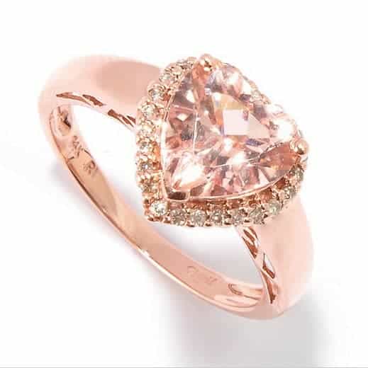 Heart Shaped Diamond Ring