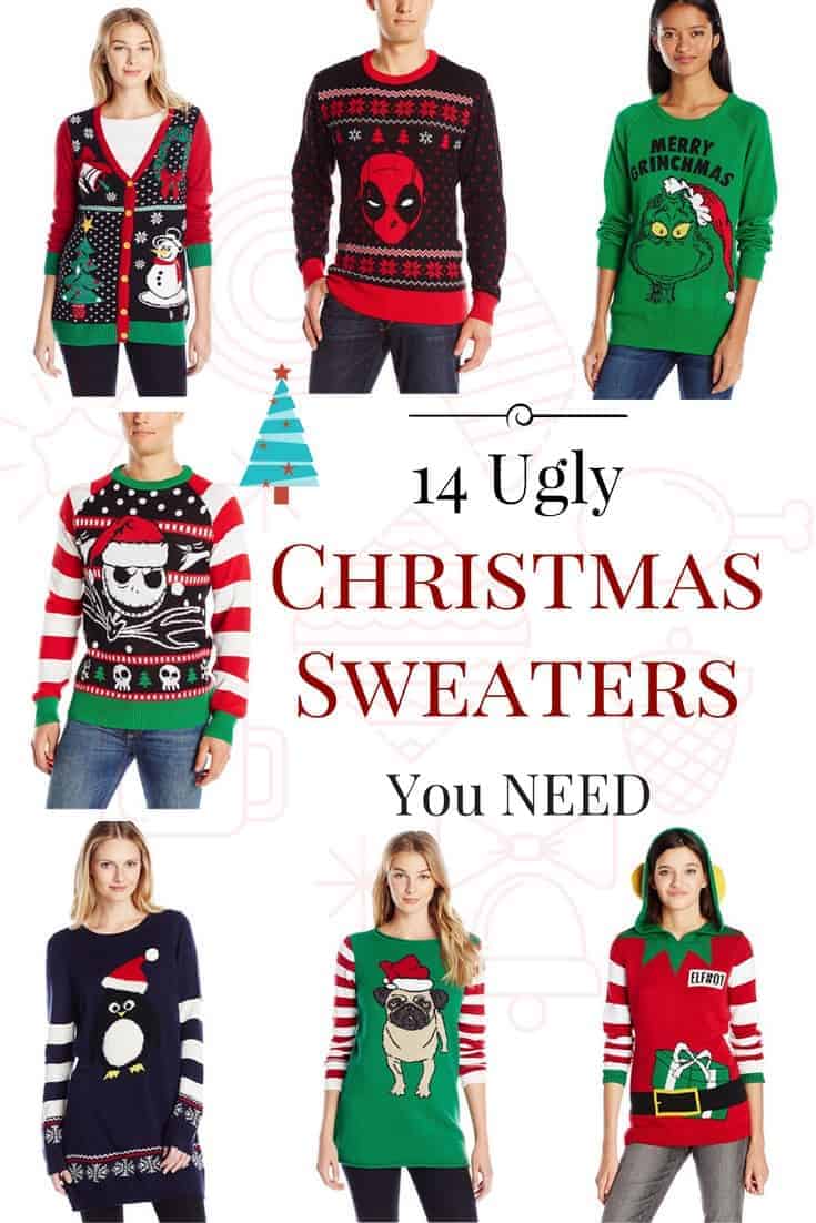 best ugly christmas sweaters