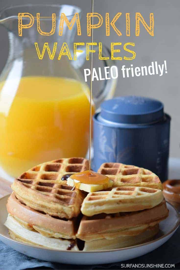 paleo pumpkin waffles recipe