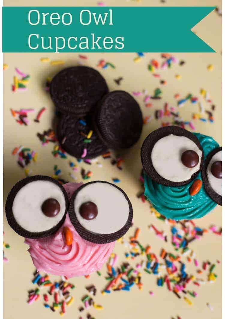 Oreo Owl Cupcakes
