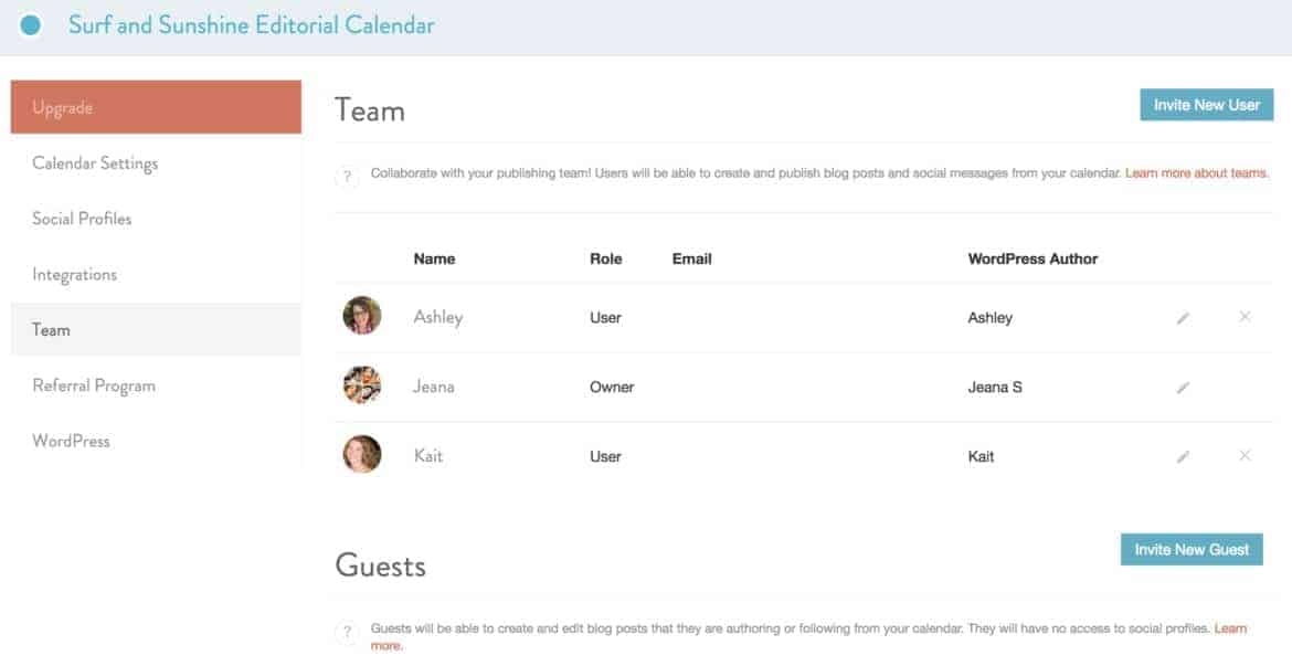 multi author blog manager coschedule