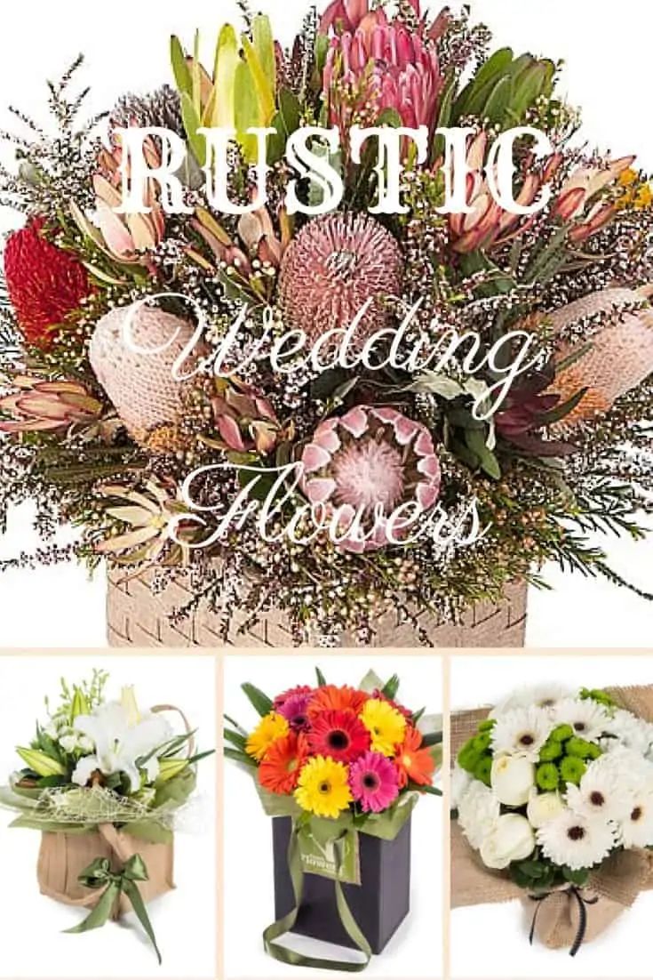 rustic wedding flower ideas