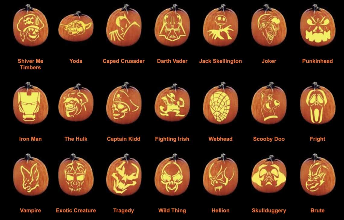 free pumpkin carving stencils