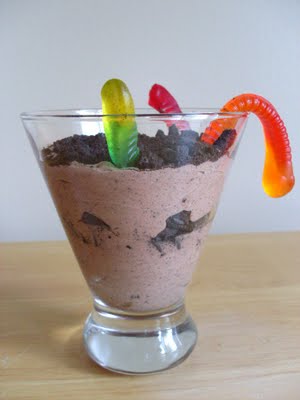 Dessert and Worm Pudding Cups