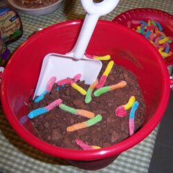 Dirt and Worms Pudding Dessert Isn’t Just for Halloween!