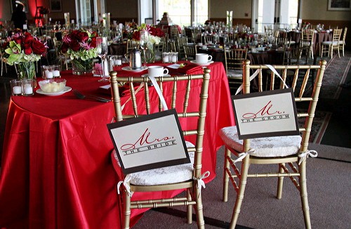 Mr. and Mrs. Wedding Chair Ideas