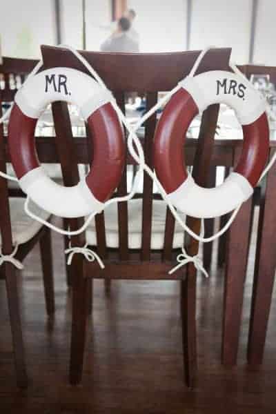 Mr. and Mrs. Wedding Chair Ideas