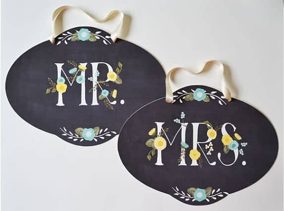 15 Mr. and Mrs. Wedding Chair Sign Ideas 15 Mr. and Mrs. Wedding Chair Ideas
