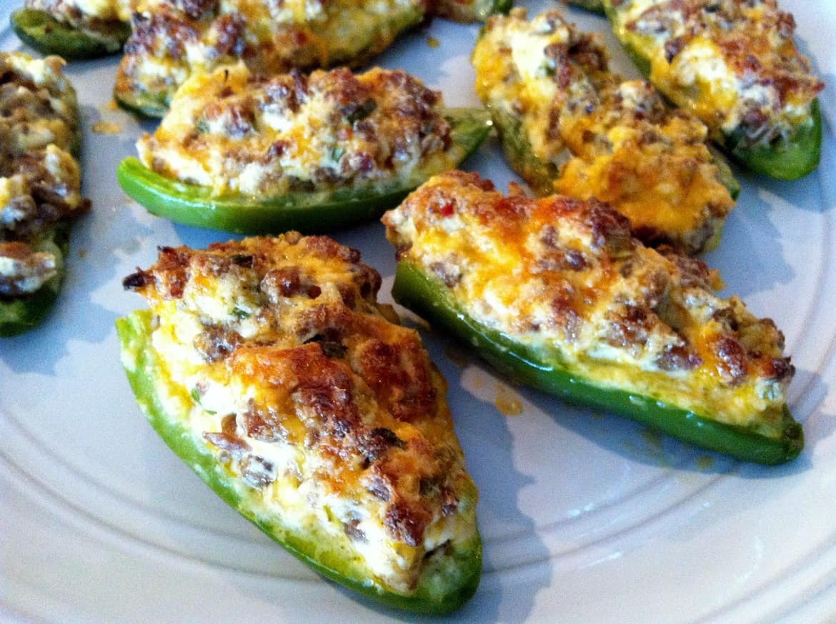 Sausage Stuffed Jalapenos