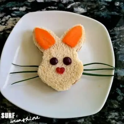 Easter Bunny Rabbit Sandwich