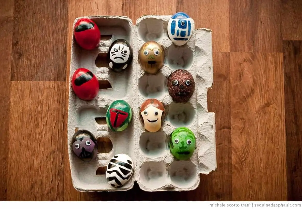 Star Wars Inspired Easter Eggs