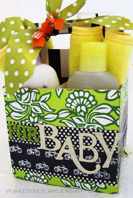 10 Creative DIY Baby Shower Gift Ideas DIY baby supplies caddy