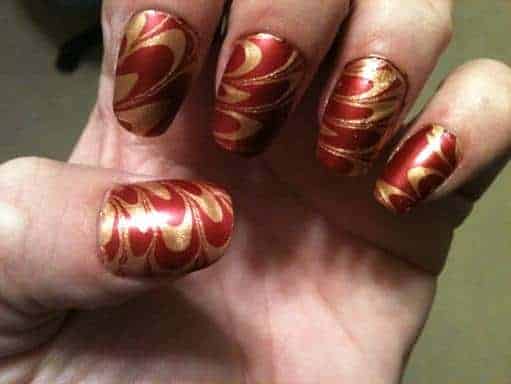 Iron Man Inspired Nails