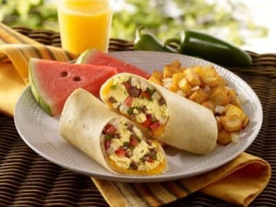 Breakfast Beef Burrito