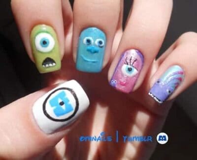 monsters inc nails