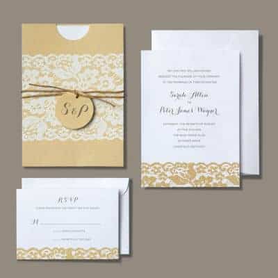 Rustic Chic Invitation