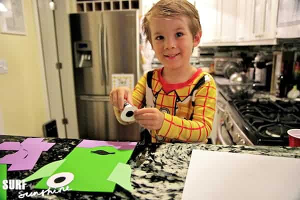 DIY Toy Story Alien Gift Bags