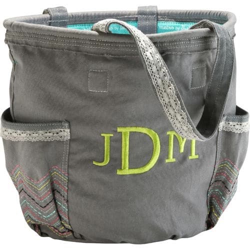 10 Unique Wedding Party Gifts Monogrammed Tote Bag