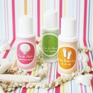 10 Fun and Functional Beach Wedding Favors Beach Wedding Favors