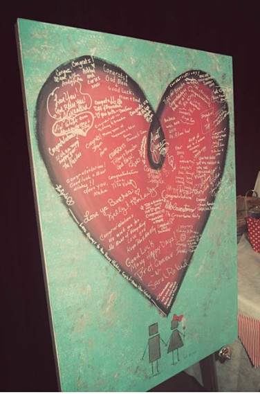 8 Wedding Guest Book Alternatives Source: Rock N Roll Bride
