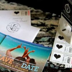 Our Custom Destination Wedding Save the Dates