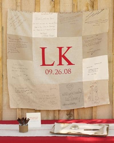 8 Wedding Guest Book Alternatives Source: Martha Stewart