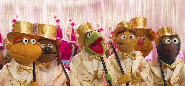 Disney's "MUPPETS MOST WANTED" - (L-R) SCOOTER, ROWLF, KERMIT, WALTER, FOZZIE and GONZO. ©2013 Disney Enterprises, Inc. All Rights Reserved. Photo by: Jay Maidment