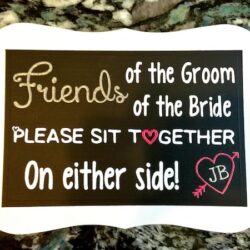 How to Make a DIY Wedding Ceremony Seating Sign