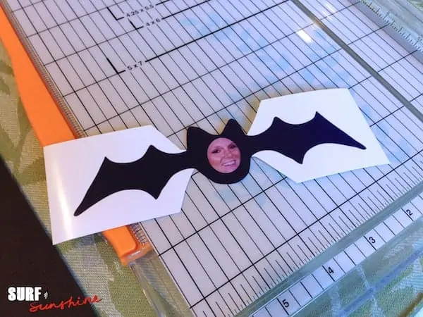 DIY Bat Family Sticker Decorations 5