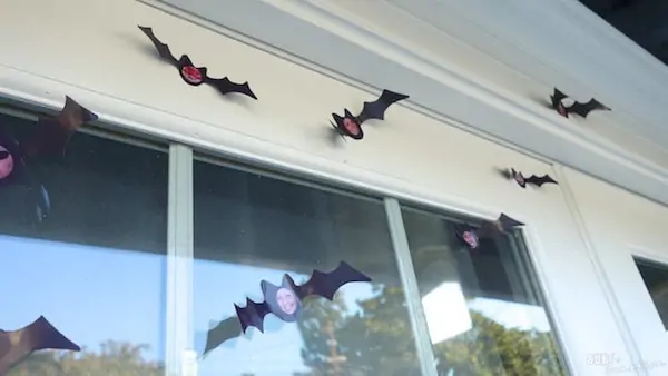 DIY family halloween bat decorations 2