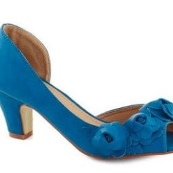 10 Vintage Inspired Blue Wedding Shoes