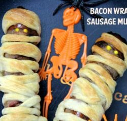 Halloween Recipe: Bacon Wrapped Sausage Mummies