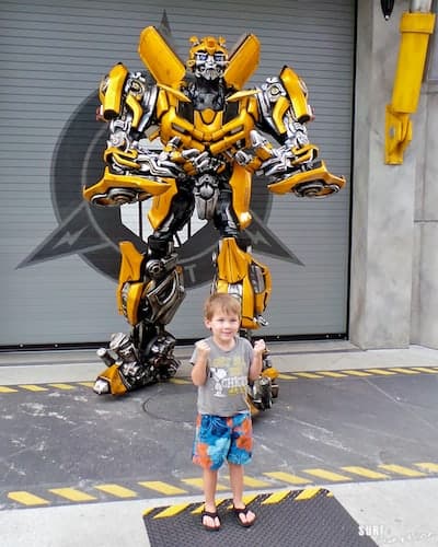 Tips for an Awesome Universal Orlando for Toddlers Experience universal orlando transformers bumble bee 2