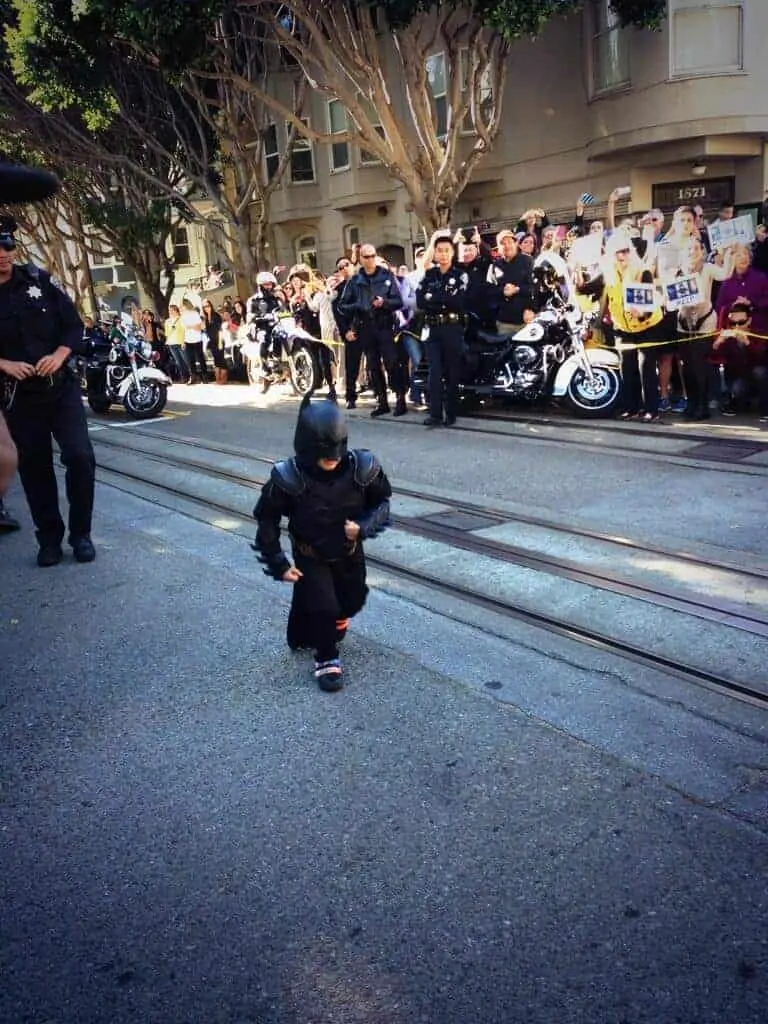 Batkid on the move (Source)