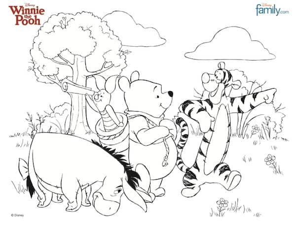 Winnie the Pooh Coloring Pages