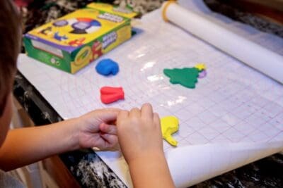 Toddler DIY Project: Crayola Model Magic Christmas Ornaments