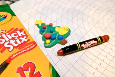 Toddler DIY Project: Crayola Model Magic Christmas Ornaments