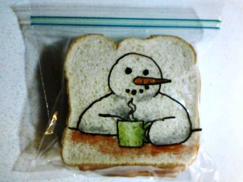 cute sandwich bag drawing