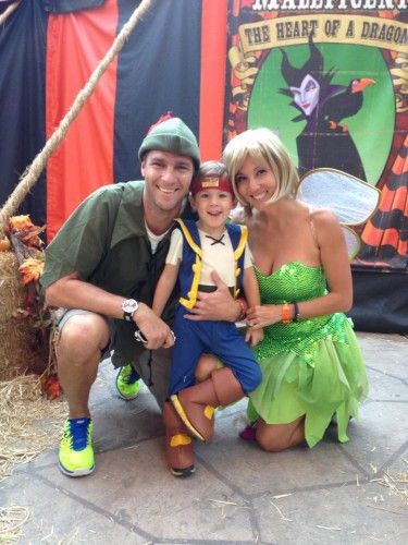 disney family halloween costume peter pan tinkerbell