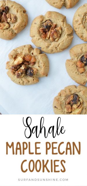 sahale maple pecan cookies recipe pinterest