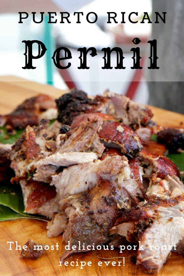 Traditional Puerto Rican Pernil Recipe Pork Roast with Adobo Rub