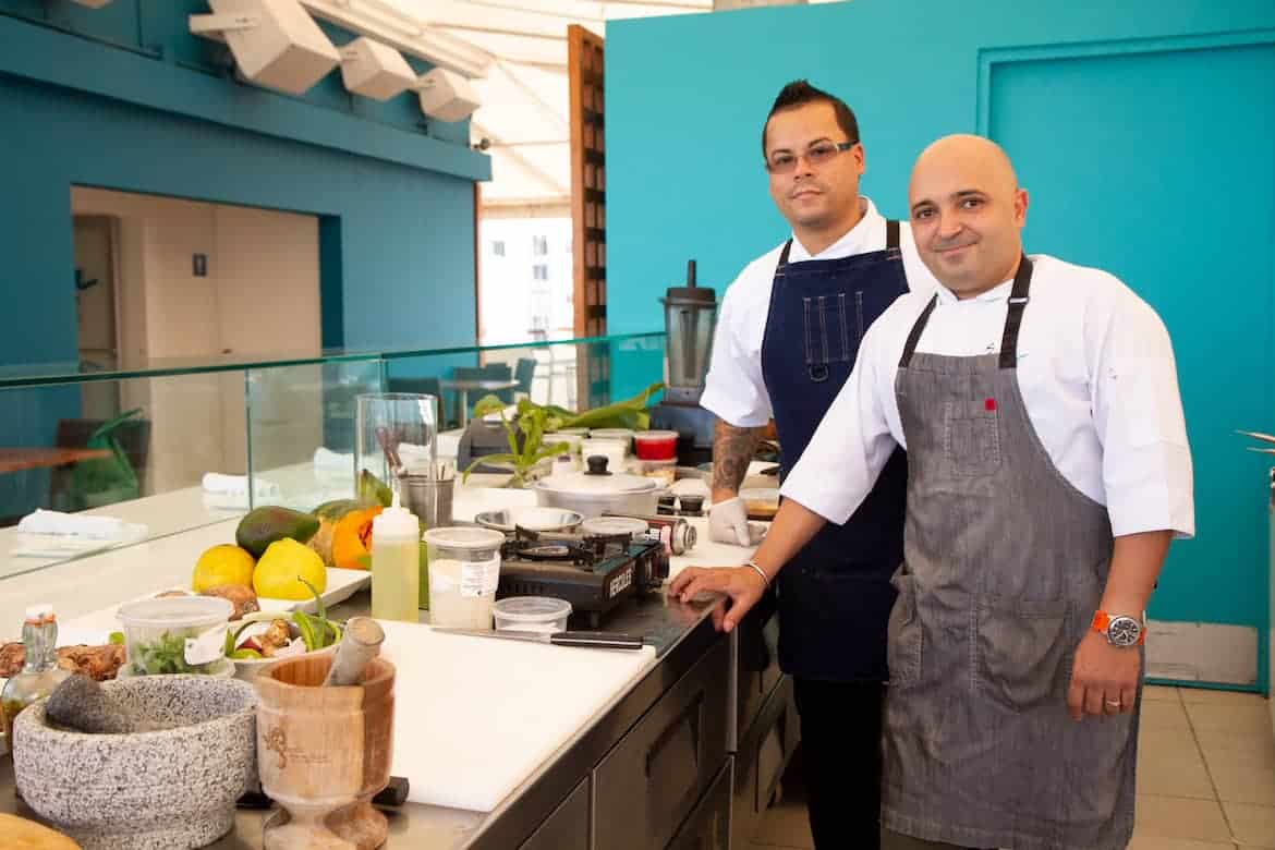Chef Raul Correa with Pernil Adobo