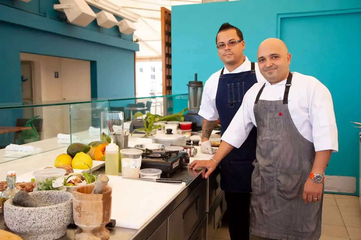 Chef Raul Correa with Pernil Adobo